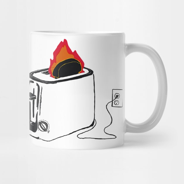 Toaster Fire by Animal Surrealism